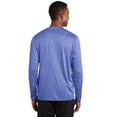 thumbnail image 2 of Sport-Tek ST360LS Long Sleeve Heather Contender Tee , True Royal Heather, 4XL, 2 of 5