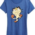 thumbnail image 3 of Pokémon - Meowth Shadow - Women's Short Sleeve Graphic T-Shirt, 3 of 5