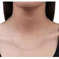 thumbnail image 4 of 14K White Gold 1.5mm Ball Bead Chain, FREE Microfiber Cloth, High Polish Solid Pendant Mens Womens Necklace, Giorgio Bergamo 16, 4 of 6