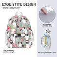 thumbnail image 5 of Shih Tzu Dog and Flower Floral Backpack for School,Cute School Bag,Schoolbag with Adjustable Shoulder Straps & Padded Back,15"x11.42"x5.5", 5 of 6