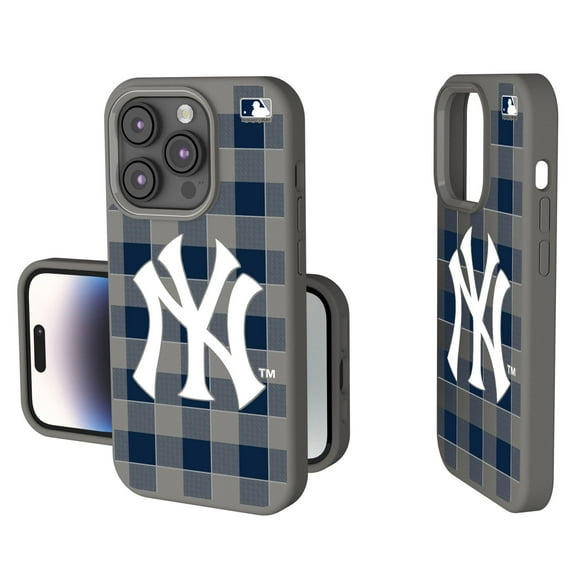 Keyscaper New York Yankees Plaid Soft Touch iPhone Case