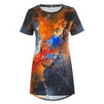 thumbnail image 2 of Gvmfive Women Short Sleeve Printing Casual Blouse Loose Tunic T Shirt Tops, 2 of 5