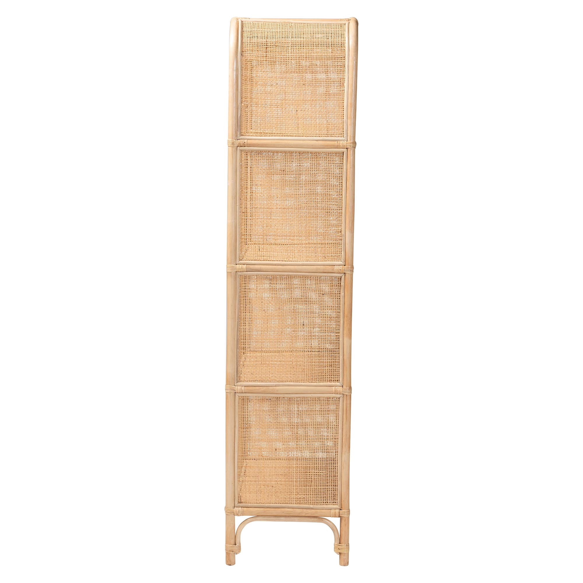 bali & pari Chusi Boho Decorative Shelf, 4-Tier, Natural
