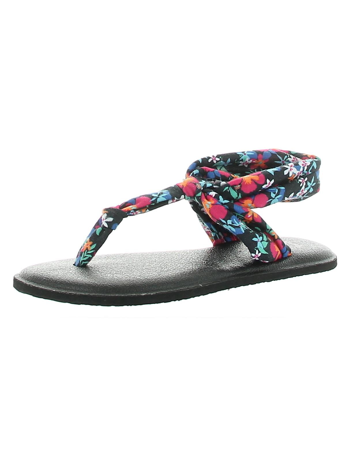 girls sanuk flip flops