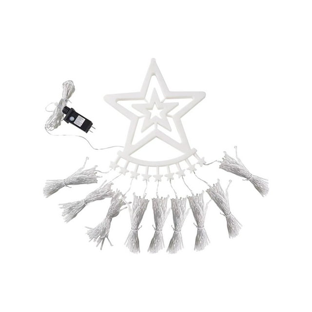 Five Pointed Star Waterfall Lamp Led Meteor Star Lamp Courtyard Layout Christmas Decorative Lamp Taillight