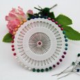 thumbnail image 2 of Moyic Paquete de 40 alfileres de costura de perlas para el hogar DIY, agujas de posicionamiento de plástico, Kit de cuentas redondas, color Tela de costura y artesanía PC 1, 2 of 6