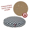 thumbnail image 4 of Majestic Pet | Chevron Round Pet Bed For Dogs, Removable Cover, Navy Blue, Medium, 4 of 5