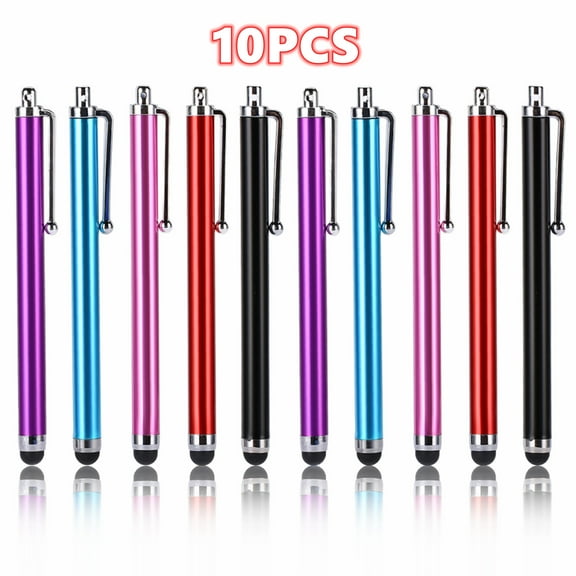 10Pcs Stylus Pens Colorful Universal for Touch Screens Smartphone Tablet Iphone Ipad Samsung