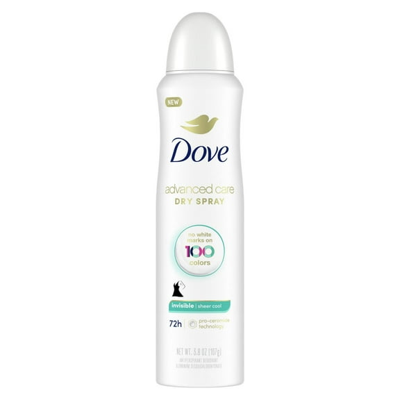 Dove Advanced Care Invisible Dry Spray Antiperspirant Deodorant Sheer Cool 3.8 oz