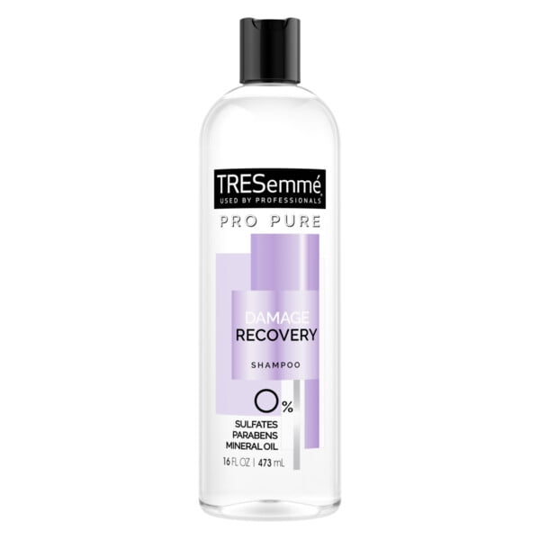 TRESemmé Pro Pure Damage Recovery Shampoo Sulfate, Paraben & Dye Free Shampoo for Damaged Hair
