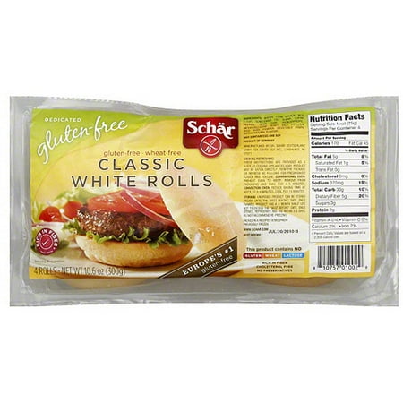 Schar Buns Hamburger, 10.6OZ (Pack of 06) - Walmart.com