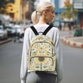 thumbnail image 7 of FORMRS Mini Backpack Purse for Women Travel Daypack Casual Shoulder Bag, Floral Birds Pattern, 7 of 7