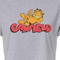 thumbnail image 3 of Garfield - Laying - Juniors Cropped Cotton Blend T-Shirt, 3 of 5