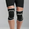thumbnail image 1 of 1paire Protecteur de Genou Respirant Confortable Texture Douce Rembourrage Coussin Résistant à l'Usure Anti-collision Toucher Peau Professionnel Antichoc Support de Genou pour Sports, 1 of 7