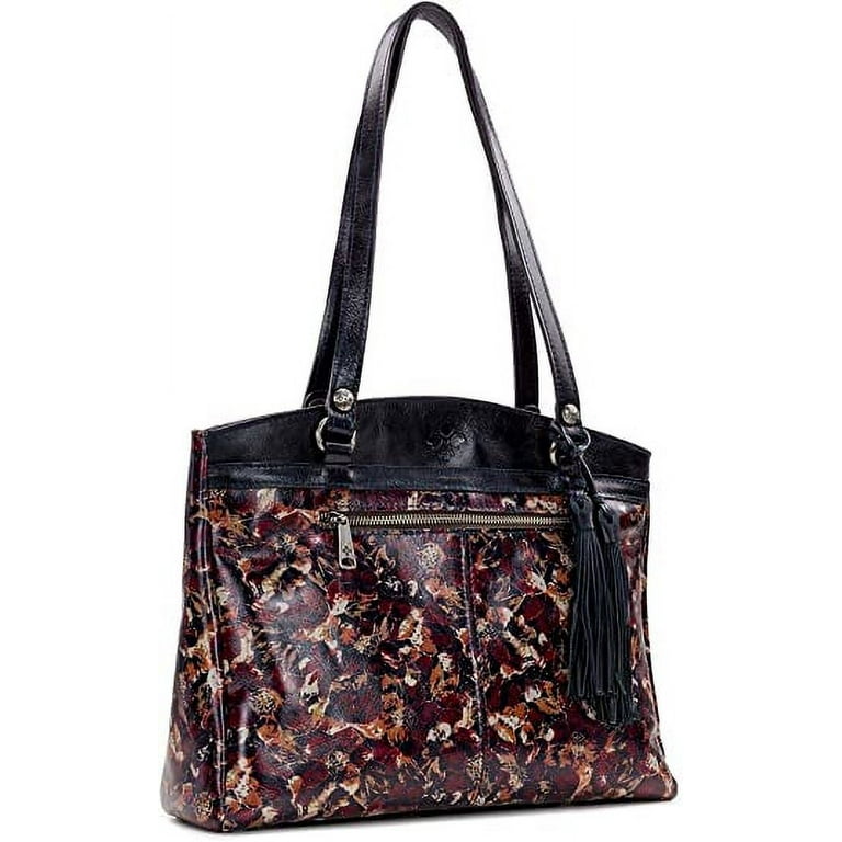 Patricia Nash Scarlet Bloom Collection Poppy Leather Tote Bag Walmart