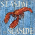 thumbnail image 2 of Brent, Paul 15x15 Black Ornate Wood Framed with Double Matting Museum Art Print Titled - Coastal USA Lobster, 2 of 4