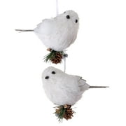 Regency Sisal Artic Bird Ornament Set of 2