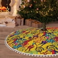 thumbnail image 6 of Rocae Dancing African Women for Christmas Tree Skirt with Pom Pom Trim for Holiday Party for Holiday Home Decor Indoor Outdoor-48", 6 of 7