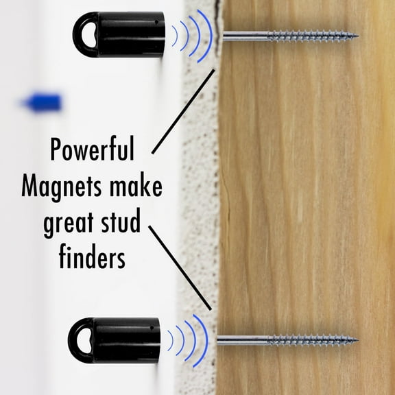 MagnetPal - Magnetic Wall Stud Finder, Best Magnet Stud Finder, Wood Finder, Small Easy Behind Wall Stud Finder, Tool for Finding Studs