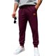 thumbnail image 1 of Ceisia Men Solid Color Corduroy Straight Leg Pants Elastic Waist Drawstring Gift Casual Trousers, 1 of 7