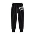 thumbnail image 4 of Buigttklop Womens Heartbeat Print Hoodie Sweatsuits 2 Piece Tracksuit Sets Casual Sweatshirt and Sweatpants Jogger Workout Outfit, 4 of 4