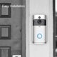 thumbnail image 3 of Video Doorbell 3: wifi mejorado, detección de movimiento mejorada, timbre de fácil instalación blanco 1 PCS ShuxiuWang 9024715977816, 3 of 6