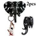 thumbnail image 1 of Coofit Wall Hook Decorative Creative Elephant Shape Coat Hook Hat Hook for Home, 1 of 10