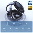 thumbnail image 2 of Open Ear Wireless Earbuds, Bluetooth 5.4 Wireless Earbuds, Hi-Fi Stereo over Ear Earphones with Earhooks, 60H Playtime & LED Digital Display, IPX7 Waterproof Earphones for Fitness, Cycling, Workout, 2 of 11