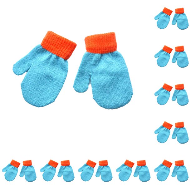 Minnieouse 1 par de manoplas para niños, calentador de dedos de estilo Simple, accesorio de ropa, cubierta para calentar las manos, manoplas para niños Type1 NO1 Minnieouse CBP360638