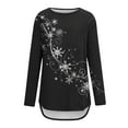 thumbnail image 5 of YUGYXL Christmas Sweaters Women Fleece Lined Long Tunic Sweatshirt Ugly Funny Xmas Crewneck Pullover Tops Holiday Outfits D Multicolor S, 5 of 5