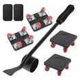 thumbnail image 2 of Heavy Duty Heavy Furniture Lifter Rotatable System Roller Tool Mover Sliders, 2 of 8