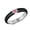 Black, variant on Simple 925 Silver Ring Cubic Zircon Women/Men Party Band Jewelry Sz 6-10