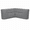 Gray, variant on ROFIEJOX L-Shaped Reading Pillow , 70" x 17" x 9" Corner Backrest Cushion, 2 Pockets, Back Support Pillow for Bed, Sofa and Floor, Dark Gray