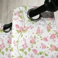 thumbnail image 3 of Ambesonne Shabby Flora Grommet Curtain, Nature Blossom Buds, 50" x 72", Pink White and Green, 3 of 6