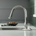 thumbnail image 5 of Nouvet Single Handle, Pull-Down Kitchen Faucet in Brushed Nickel, 5 of 10