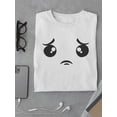 thumbnail image 3 of Sad Icon Face, Kawaii T-Shirt Men -Image by Shutterstock, Male Small, 3 of 4