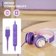 thumbnail image 3 of Auriculares INFURTURE USB C cableados con micrófono y control de volumen, 3 of 7