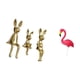 thumbnail image 5 of Figura decorativa de conejitos y pájaros, ideal para escritorio, mesa, centro de mesa, armario, estantería o jardín de hadas., 5 of 8