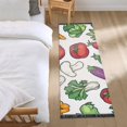 thumbnail image 3 of Yayeee Runner Rug for Bedroom 2'x6' Machine Washable Hallway Non Slip Mat, Red Vegetables Pattern, 3 of 8