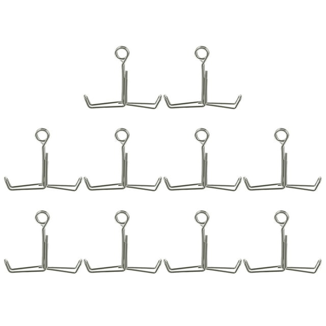 10 pinzas de resorte duraderas para tubos de laboratorio, tapones de agua para mangueras de goma