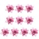 thumbnail image 1 of Cateissary 10 piezas de flores artificiales de Navidad, flor de Pascua con purpurina, flor falsa reutilizable, manualidades DIY, fiesta de boda, Año Nuevo Kits de decoración para fiestas rosa Cateissary HA008610-07, 1 of 6