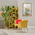 thumbnail image 4 of Stupell Industries Eclectic Bright Wildflower Jars Gold Floating Frame Canvas Art, 21 x 31, by Franklyn Gregory, 4 of 8