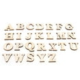 thumbnail image 3 of Himition Set of 26 Wooden Letter Prop Wood Craft Letter A-Z Self-paste Boxwood, 3 of 5