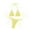 Yellow, variant on Bikini Sets for Women Thong Bottoms Womens Stripe One Piece Swimsuit Cute Bathing Suits for Women Sport Swimsuits 2 Piece two piece swimsuit for women