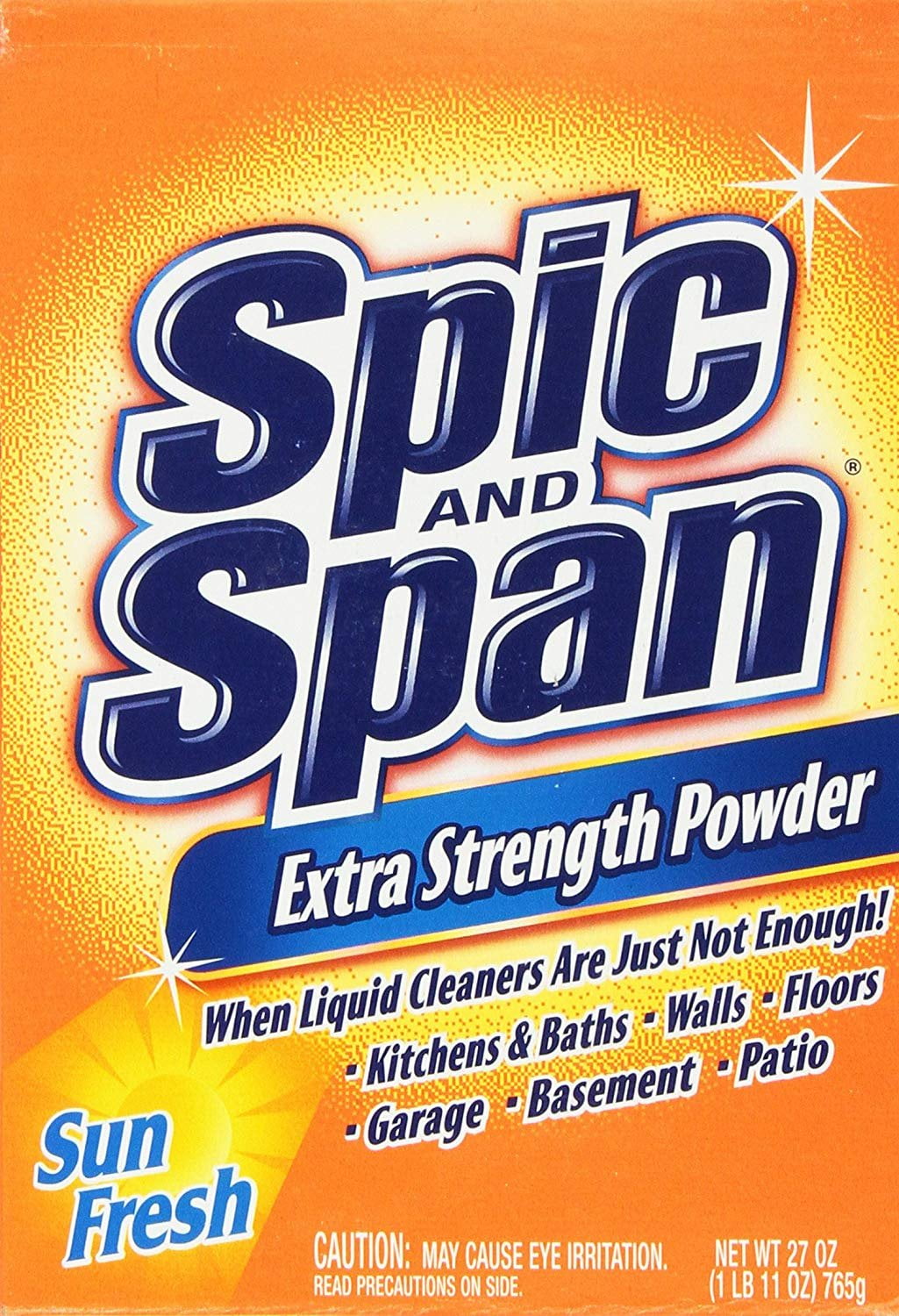 Spic and Span Extra Strength Powder: Sun Fresh 27 OZ