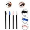 thumbnail image 2 of 200 Pack Mascara Wands Mini Disposable Eyelash Brushes for Extensions Eye Lash Wand Brow Brush Makeup Tool Bulk, 4 Colors, 2 of 5