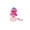 C, variant on Cute Cartoon Animal Press Keyboard Fidget Keychain, Mini Mechanical Clicky Keyboard Fidget Button Stress Relief Toy with Lanyard, Portable Sensory Decompression Bag Pendant for Adults