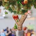 thumbnail image 1 of Adornos Navideños Colgantes con 26 Letras para Árbol de Navidad, Adornos Navideños Personalizados para Hacer Tú Mismo, Decoración Navideña, Decoración Colgante para Árbol de Navidad., 1 of 6
