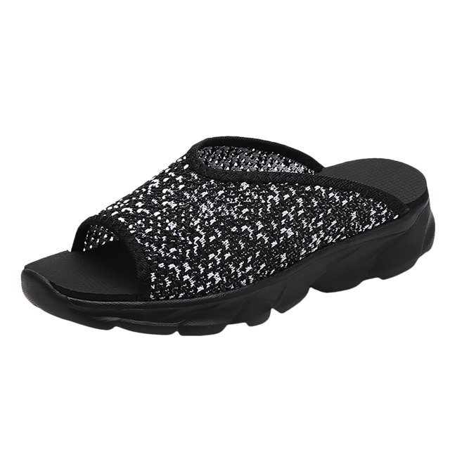 IUJSOY Womens Walking Sandals Mesh Open Toe Sports Water Sandals Arch Support Athletic Beach Shoes