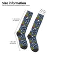 thumbnail image 2 of Naloa Festive Cats and Trees Knee Socks, High Socks Long Stretchy Sock Women Knee High Stocking, Long Socks for Women, 2 of 6